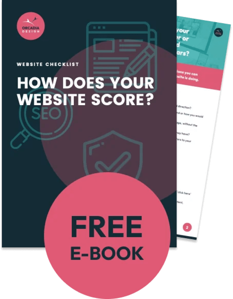 Free website checklist cover image by Orcadia Design in Orkney